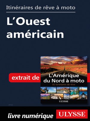 cover image of Itinéraires de rêve à moto--L'Ouest américain
